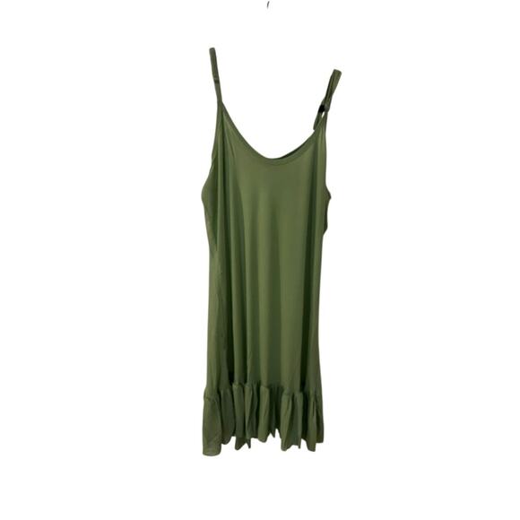 NWT Pretty Angel green slip dress lightweight flowy fairy boho size L - Picture 1 of 7